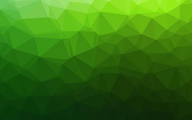 Çokgen desenli soyut geometrik renkli vektör çizimi.