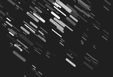 Açık gümüş, dar çizgileri olan gri vektör deseni. Bulanık arkaplanda gradyanı olan çizgiler. İş ilanınız için akıllı tasarım.