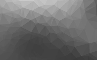 Çokgen desenli soyut geometrik renkli vektör çizimi.