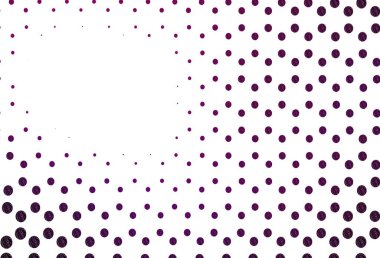 Dairesel açık mor vektör şablonu. Bulanık yağmur damlaları olan soyut bir çizim. İş reklamları için tasarım.