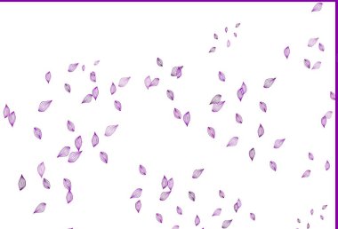 Hafif Mor vektör çizim örtüsü. Origami tarzındaki yaprakların gradyanlı karalama çizimi. Web siteniz için Doodle tasarımı.