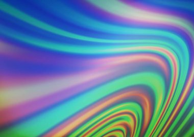 Açık mavi, sıvı şekilli yeşil vektör deseni.