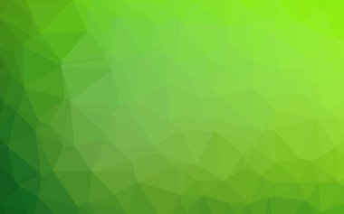 Çokgen desenli soyut geometrik renkli vektör çizimi.