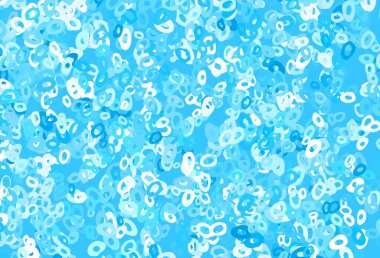 Kabarcıklı mavi renkli vektör arkaplanı