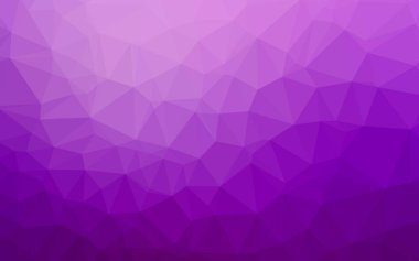 Çokgen desenli soyut geometrik renkli vektör çizimi.