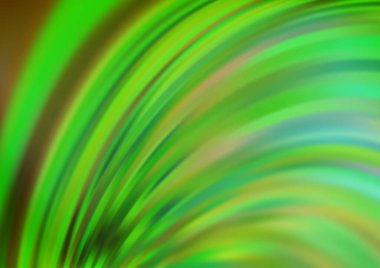 Bükülmüş kurdeleli Açık Yeşil vektör arkaplanı.