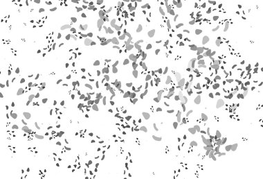 Light Silver, Memphis şekilli gri vektör şablonu. Soyut tarzda rengarenk gradyan şekilleri olan bir resim. Bir cep telefonu için arka plan.