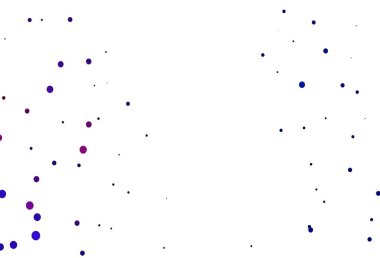 Açık mavi, daireli kırmızı vektör şablonu. Bulanık dekoratif tasarım baloncuklu soyut tarzda. Suyun deseni, yağmur damlaları.