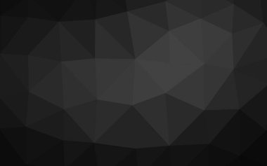 Çokgen desenli soyut geometrik renkli vektör çizimi.