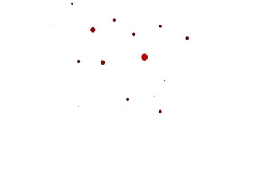 Disklerle açık kırmızı vektör dokusu. Doğa tarzında renkli baloncuklu soyut illüstrasyon. Reklamlar, broşürler için desen.