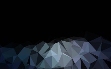 Çokgen desenli soyut geometrik renkli vektör çizimi.