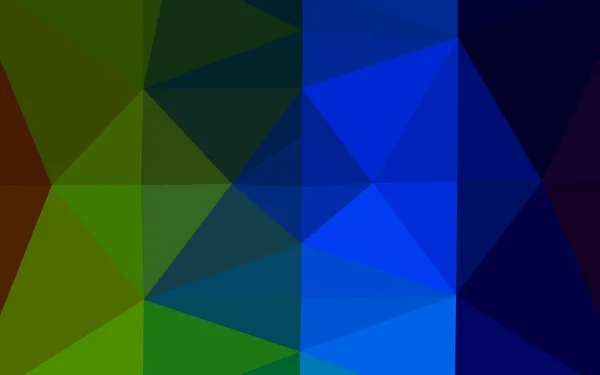 Abstrakte Geometrische Bunte Vektorillustration Mit Polygonaler Textur — Stockvektor
