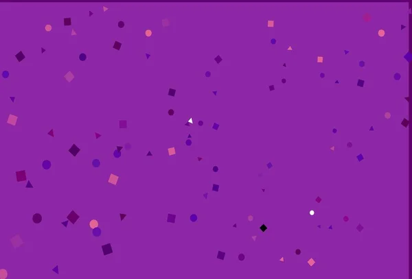 Light Purple Διάνυσμα Φόντο Γραμμές Κύκλους Ρόμβος Glitter Αφηρημένη Απεικόνιση — Διανυσματικό Αρχείο