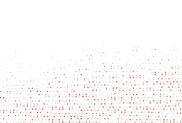 Светло Красный Векторный Рисунок Кристаллами Прямоугольниками Современная Абстрактная Иллюстрация Красочными — стоковый вектор