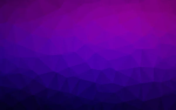 Vetor Roxo Escuro Mosaico Abstrato Pano Fundo — Vetor de Stock