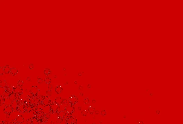 Světle Červená Vektorová Textura Disky Rozmazaný Dekorativní Design Abstraktním Stylu — Stockový vektor