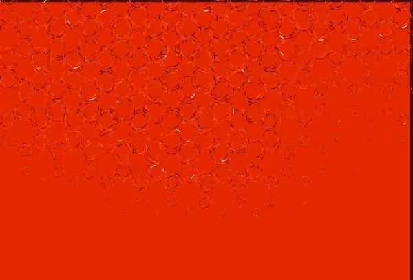 Светло Оранжевый Векторный Фон Точками Иллюстрация Набором Ярких Красочных Абстрактных — стоковый вектор