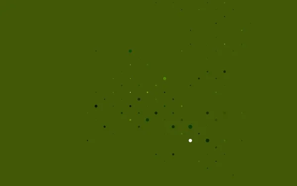 Light Green Vector Background Bubbles — Stock Vector