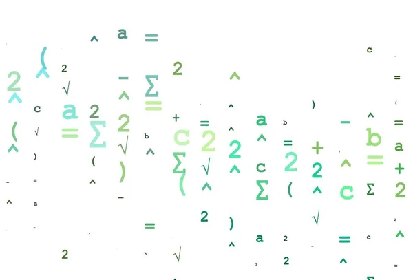 Abstrakcyjna Ilustracja Wektorowa Cyfrowa Tapeta Symbolami Matematycznymi — Wektor stockowy