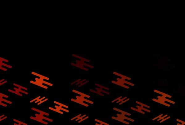 Texture Vectorielle Orange Foncé Avec Des Lignes Colorées Lignes Sur — Image vectorielle