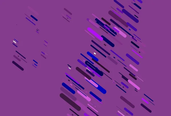 Hellrosa Blauer Vektorhintergrund Mit Langen Linien Linien Auf Verschwommenem Abstrakten — Stockvektor
