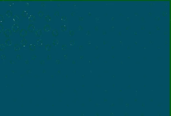 Jasnoniebieski Zielony Wektor Tekstury Dyskami Nowoczesna Abstrakcyjna Ilustracja Kolorowymi Kroplami — Wektor stockowy