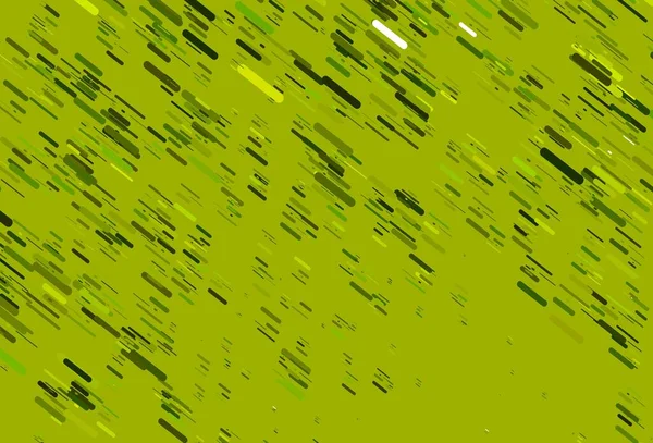 Verde Claro Patrón Vectorial Amarillo Con Líneas Estrechas Líneas Sobre — Archivo Imágenes Vectoriales