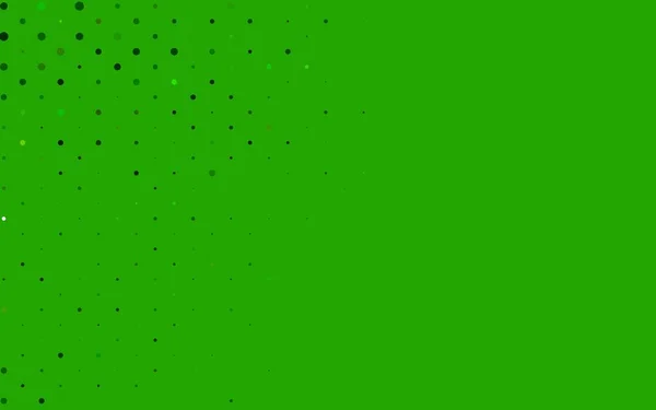 Light Green Vector Layout Circle Shapes — Stock Vector