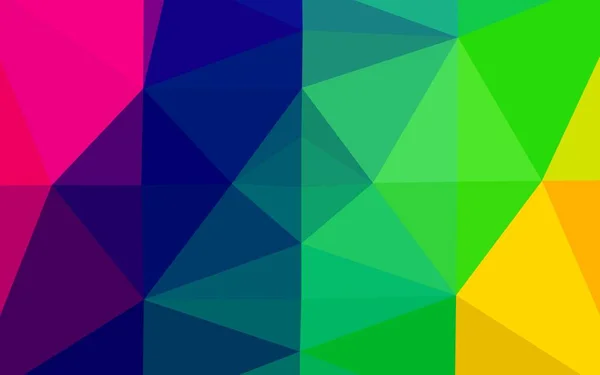Abstrakt Geometrisk Färgstark Vektor Illustration Med Polygonal Struktur — Stock vektor