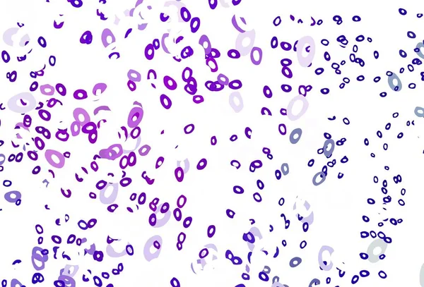 Светло Фиолетовый Розовый Векторный Узор Сферами Размытые Пузыри Абстрактном Фоне — стоковый вектор