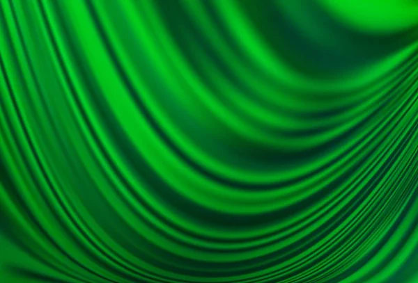 Hellgrünes Vektormuster Mit Flüssigen Formen Moderne Gradient Abstrakte Illustration Mit — Stockvektor