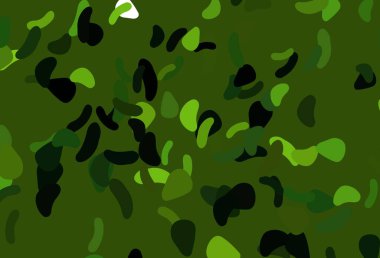 Işık çokrenkli, gökkuşağı vektör şablonu Memphis şekilli. Soyut tarzda rengarenk gradyan şekilleri olan bir resim. Kartvizitiniz için modern tasarım.