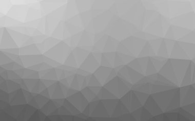 Çokgen desenli soyut geometrik renkli vektör çizimi.