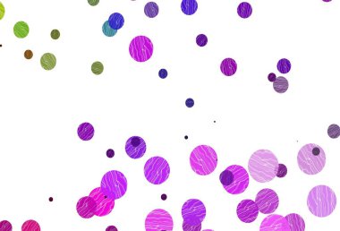 Işık çok renkli, küreli gökkuşağı vektör deseni. Renkli su damlaları olan modern soyut çizimler. İş reklamları için tasarım.