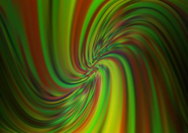 Eğri daireli açık yeşil vektör deseni.