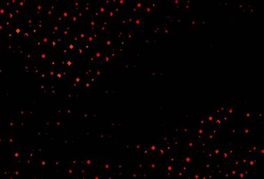 Koyu turuncu arka plan, üçgenler, daireler ve küplerle. Renkli daireler, üçgenler, kareler çizilmiş bir resim. İniş sayfası için modern şablon.