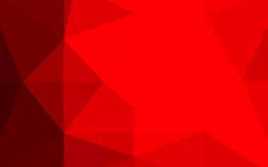 Çokgen desenli soyut geometrik renkli vektör çizimi.