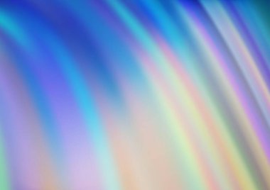 Açık Mavi, kabarcık şekilli sarı vektör şablonu.