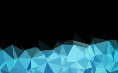 Açık BLUE vektör çokgen arkaplan.