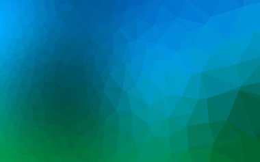 Çokgen desenli soyut geometrik renkli vektör çizimi.