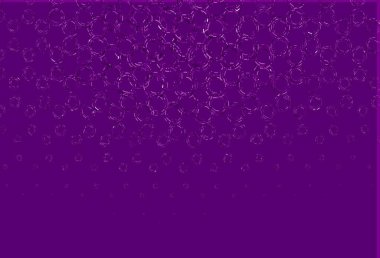 Dairesel açık mor vektör şablonu. Bulanık dekoratif tasarım baloncuklu soyut tarzda. İş reklamları için tasarım.