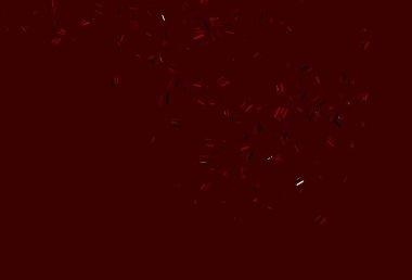 Uzun çizgileri olan açık kırmızı vektör arkaplanı. Sopalı modern geometrik soyut çizim. İş ilanınız için akıllı tasarım.