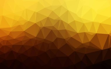 Koyu Turuncu vektör bulanık üçgen şablonu.