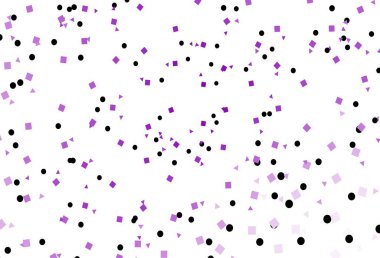 Açık Mor çizgiler, daireler, çizgiler, dikdörtgenler. Renkli daireler, üçgenler, dikdörtgenler. İş ilanları, broşürler, broşürler için desen