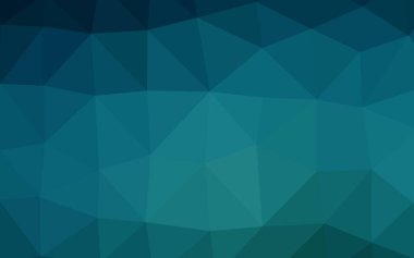 Çokgen desenli soyut geometrik renkli vektör çizimi.