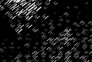 Dark Silver, uzun çizgileri olan gri vektör arka planı. Renkli çubuklarla gösterişli soyut çizimler. Web siteleri, iniş sayfaları için desen.