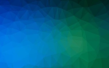 Parlak vektör bulanık üçgen dokusu. Soyut ve gradyan renkte renkli çizimler. İşiniz için yepyeni bir tasarım..