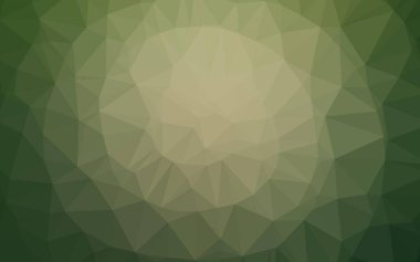 Çokgen desenli soyut geometrik renkli vektör çizimi.