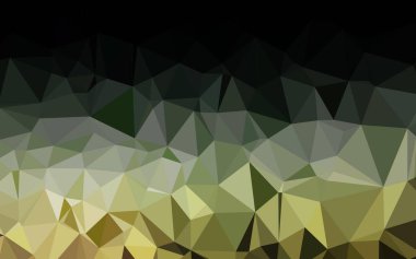 Çokgen desenli soyut geometrik renkli vektör çizimi.