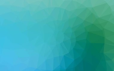 Çokgen desenli soyut geometrik renkli vektör çizimi.